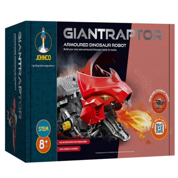 Johnco Giantraptor Armoured Dinosaur Robot | Robotic Toys | KidzInc Australia