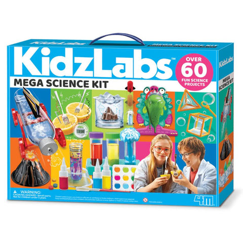 4M KidzLabs Mega Science Kit – 60+ Fun Experiments for Kids | KidzInc Australia