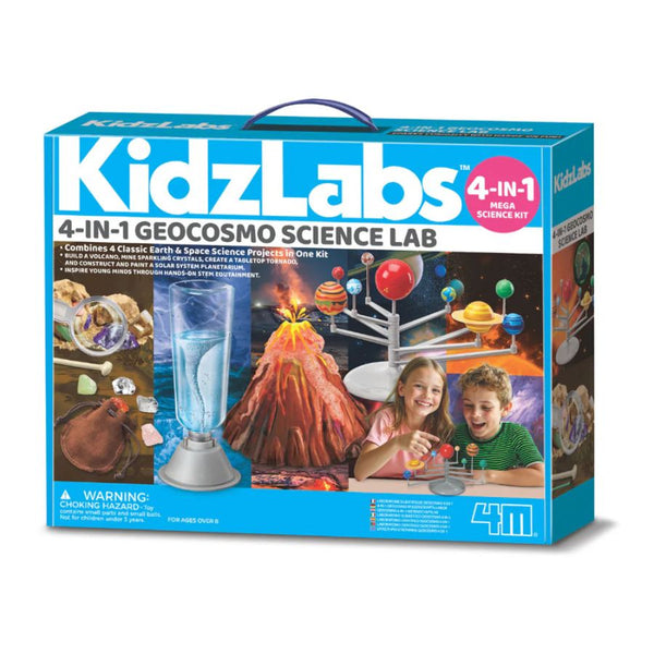 4M KidzLabs 4-in-1 Geocosmo Science Lab STEM Kit | KidzInc Australia
