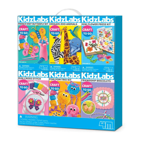 4M KidzLabs Craft To Go 6 Pack Bundle | KidzInc Australia