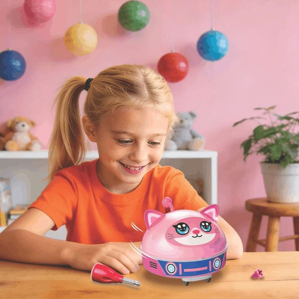 4M KidzRobotix Q.BoTZ Kitten Robot Kit | STEM Toy Ages 5+ | KidzInc Australia 3