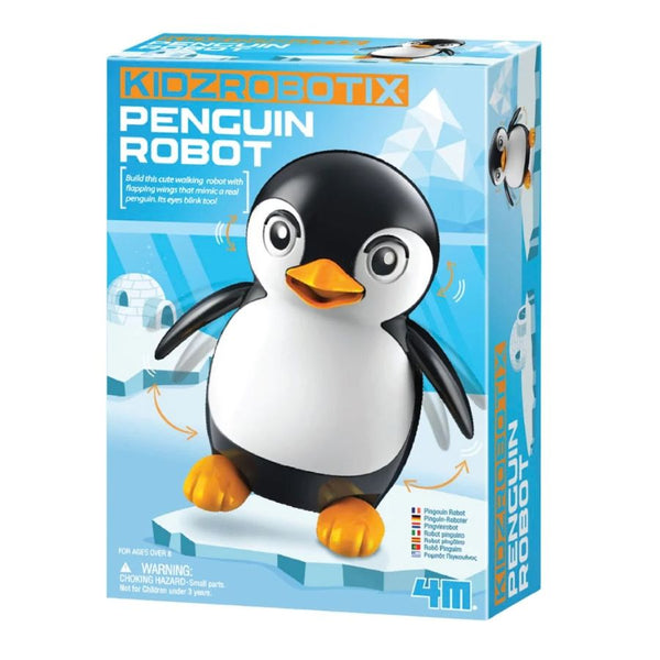 4M KidzRobotix Penguin Robot Kit | Walking Robot | Ages 8+ | KidzInc Australia