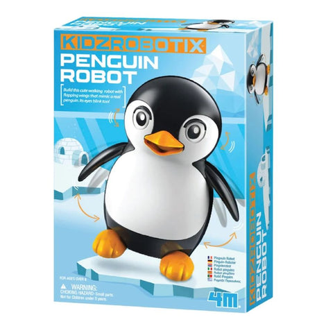 4M KidzRobotix Penguin Robot Kit | Walking Robot | Ages 8+ | KidzInc Australia
