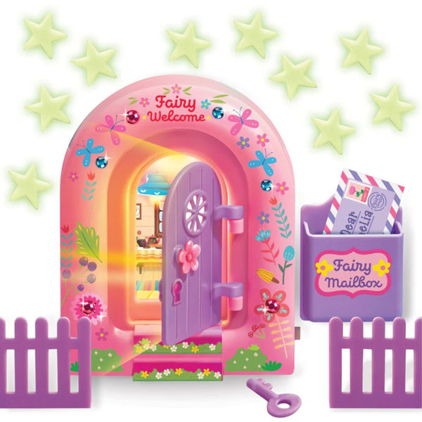 4M KidzMaker Starlit Fairy Door Light-Up Craft Kit | KidzInc Australia 3