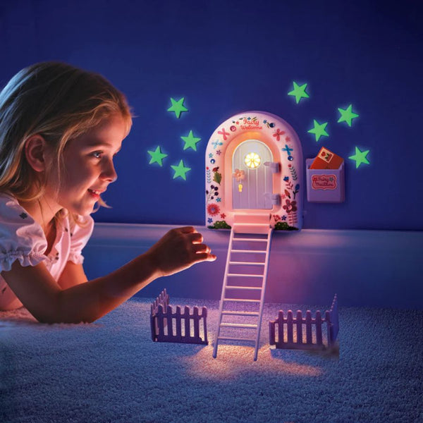 4M KidzMaker Starlit Fairy Door Light-Up Craft Kit | KidzInc Australia 2