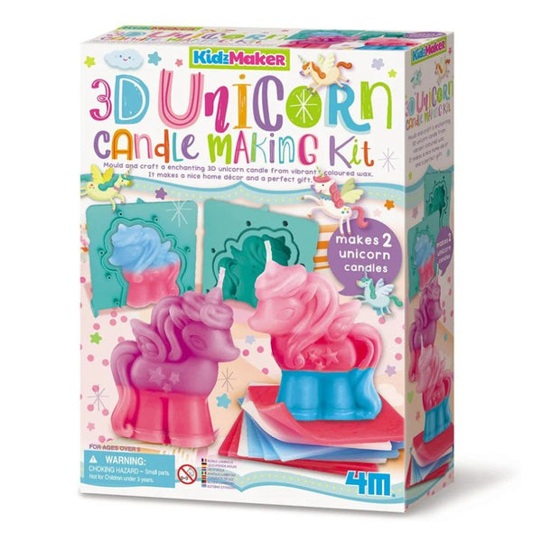 4M KidzMaker 3D Unicorn Candle Kit | Craft Fun for Ages 8+ | KidzInc Australia