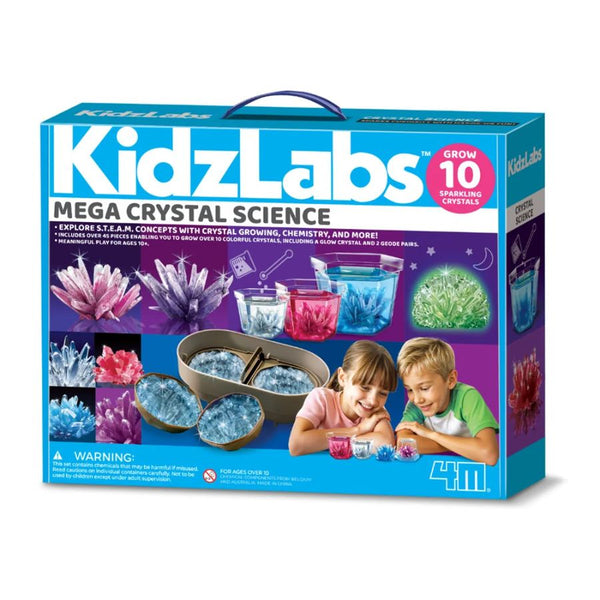 4M KidzLabs Mega Crystal Science Kit | STEM Kits at KidzInc Australia