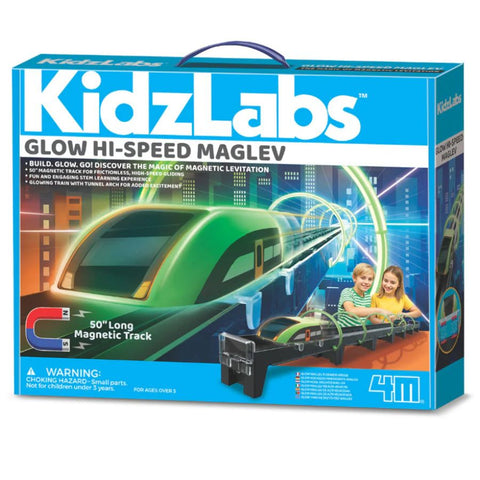 4M KidzLabs Glow Hi-Speed Maglev STEM Science Kit | KidzInc Australia
