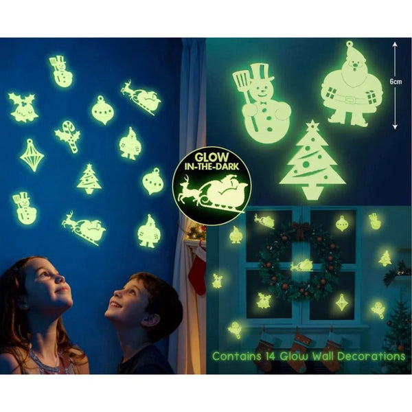 4M Glow In The Dark Christmas Kit | 16 Decorations | Ages 5+ | KidzInc Australia 2
