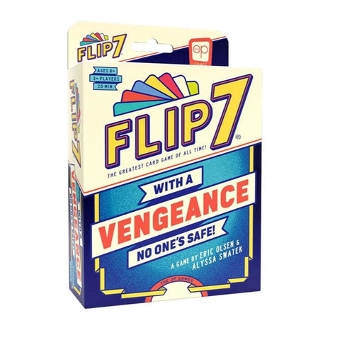 The OP Games Flip 7 With A Vengeance Card Game – Strategy & Luck | KidzInc Australia