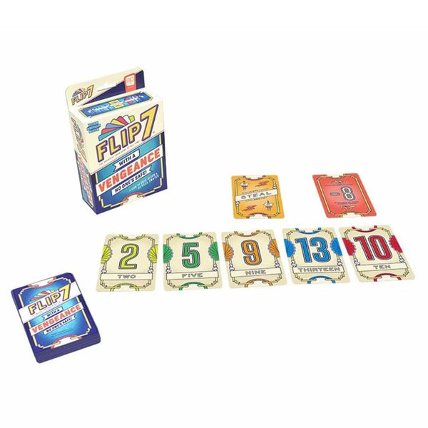 The OP Games Flip 7 With A Vengeance Card Game – Strategy & Luck | KidzInc Australia 5