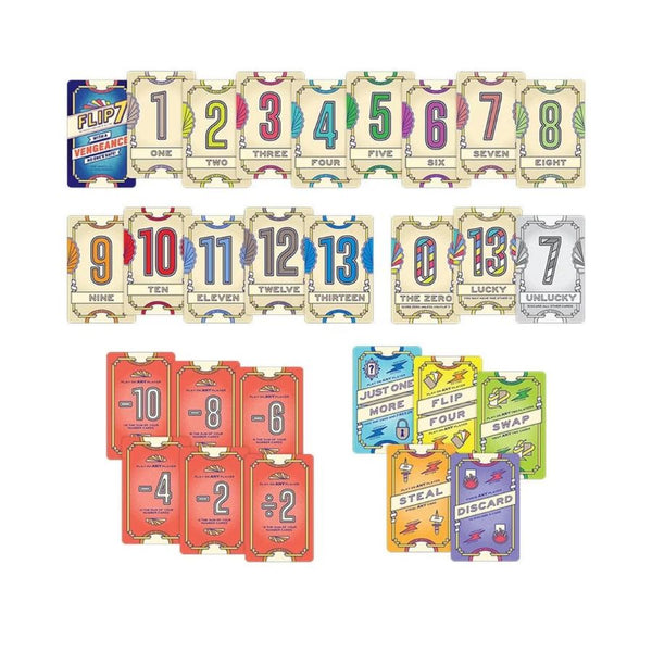 The OP Games Flip 7 With A Vengeance Card Game – Strategy & Luck | KidzInc Australia 4