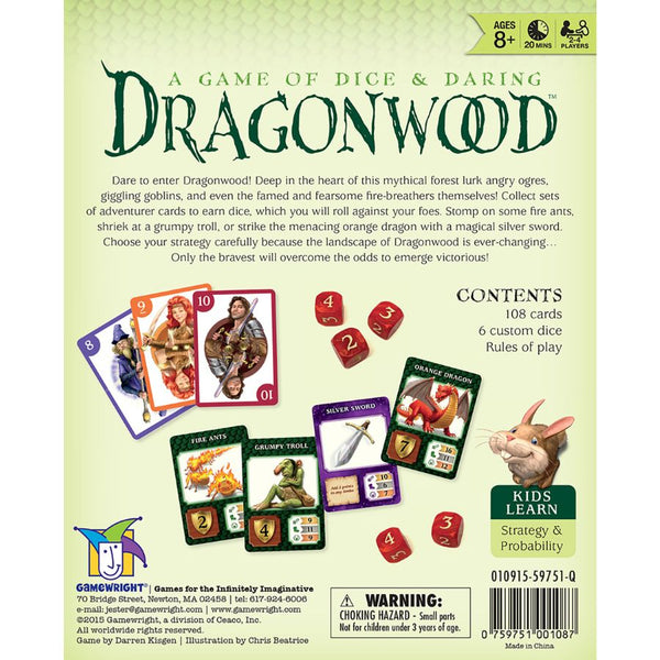 Gamewright Dragonwood: A Game of Dice & Daring|Strategy Game | KidzInc Australia 3