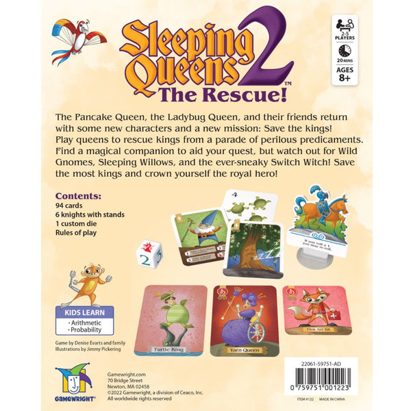 Gamewright Sleeping Queens 2 The Rescue Card Game | KidzInc Australia 4
