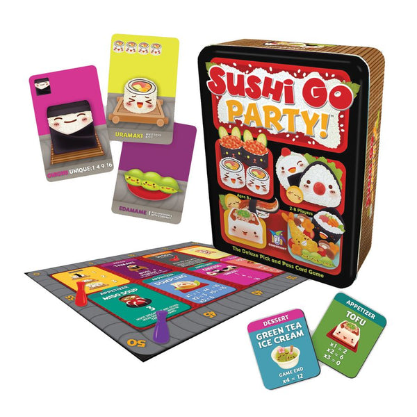 Sushi Go Party! by Gamewright |Deluxe Family Card Game for 2–8 Players | KidzInc Australia 2