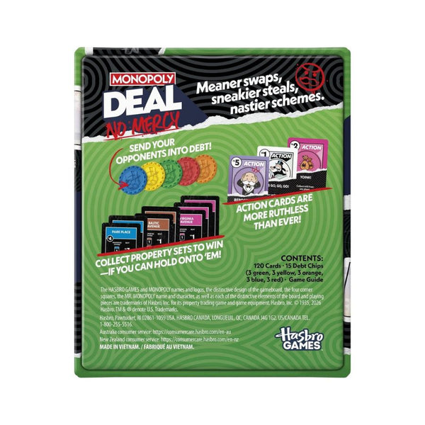 Monopoly Deal No Mercy Card Game – Fast & Ruthless Fun | KidzInc Australia 3