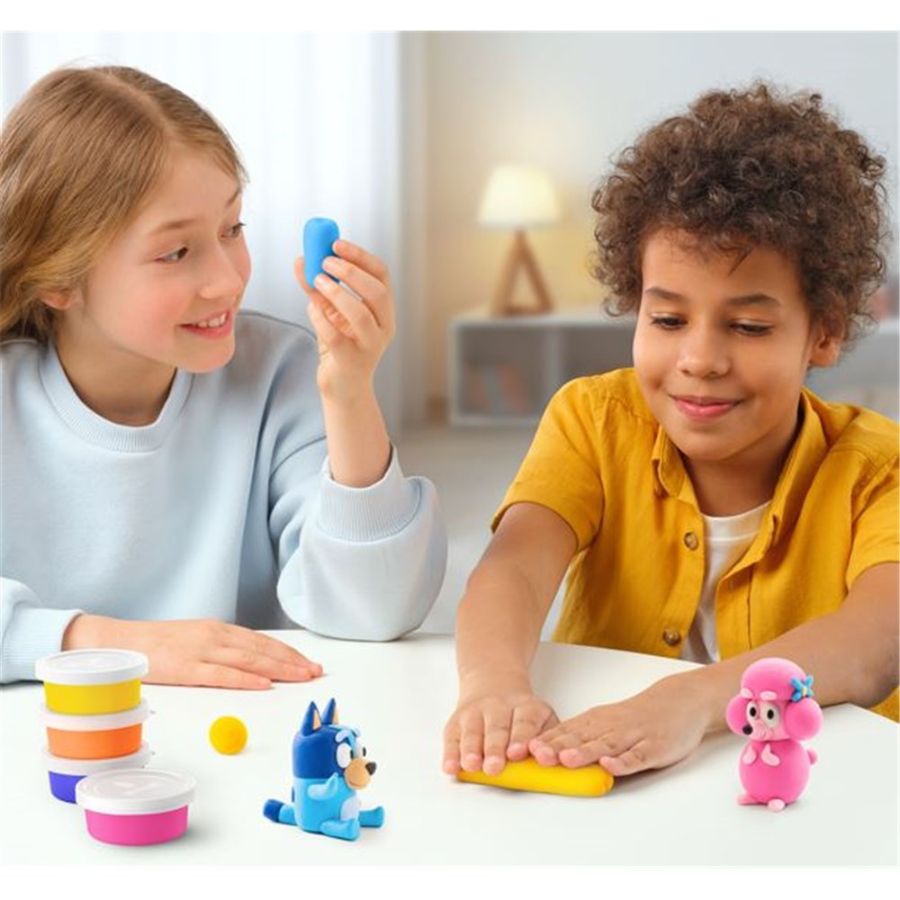 Hey Clay - Bluey & Friends Set (15 cans) Air-Dry Modelling Clay