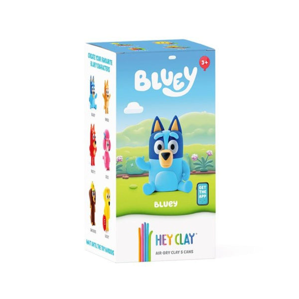 Hey Clay - Bluey single character (5 cans) Air-Dry Modelling Clay