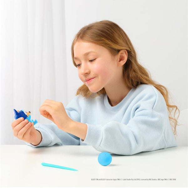 Hey Clay - Bluey single character (5 cans) Air-Dry Modelling Clay
