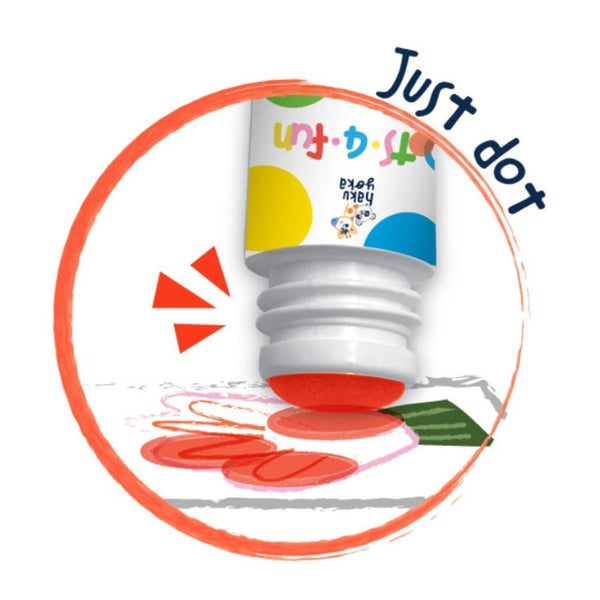 Haku Yoka Dots 4 Fun Dot Markers | Toddler Art | Ages 2 Years + | KidzInc Australia 3