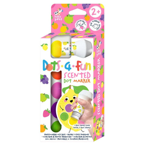 Haku Yoka Scented Dot Markers | Dots 4 Fun | Toddler Art 2+ | KidzInc Australia