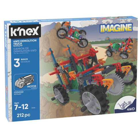 K'Nex 4WD Demolition Truck Building Set | KidzInc Australia