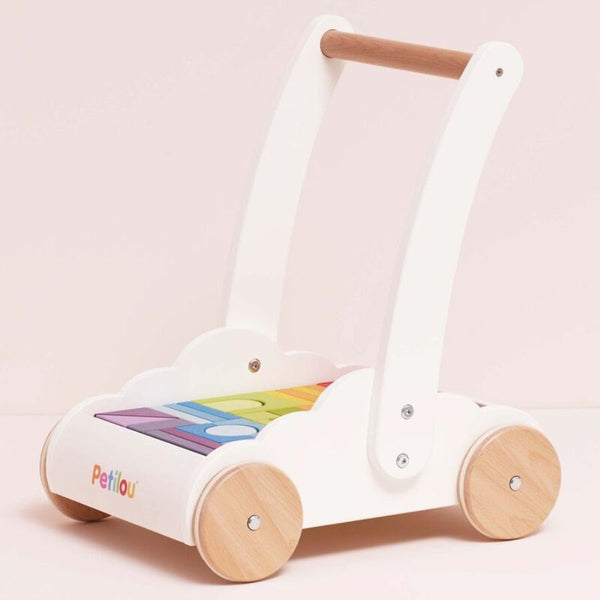 Le Toy Van Rainbow Baby Walker & Puzzle Blocks | Wooden Toy | KidzInc Australia 6
