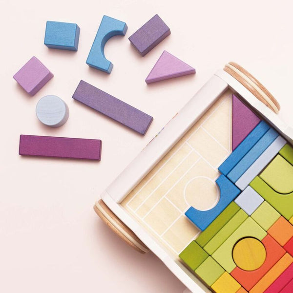 Le Toy Van Rainbow Baby Walker & Puzzle Blocks | Wooden Toy | KidzInc Australia 5