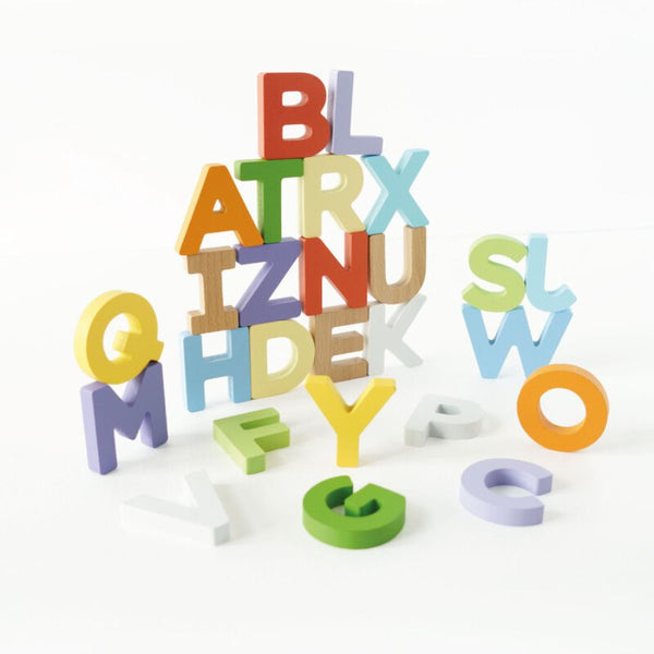 Le Toy Van Petilou Uppercase Letters & Bag | Wooden Toys | KidzInc 7