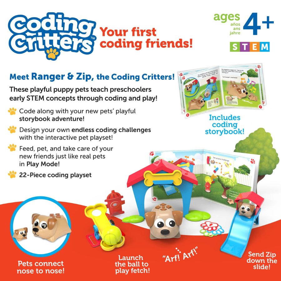 Learning Resources Coding Critters Ranger & Zip | KidzInc Australia