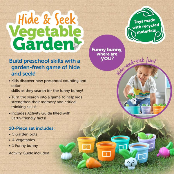 Learning Resources Hide & Seek Vegetable Garden | KidzInc Australia 3