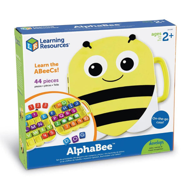 Learning Resources AlphaBee: Fun ABCs, 123s, and Shapes Activity Set | KidzInc Australia