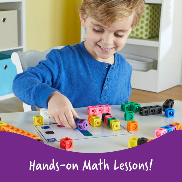 Learning Resources Mathlink Cubes Early Math Activity Set | KidzInc Australia 2
