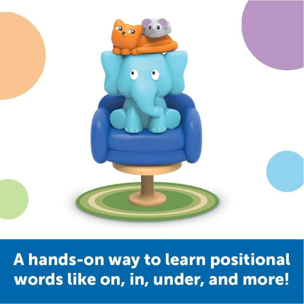 Learning Resources Elephant In The Room Positional Word Set | KidzInc Australia 3