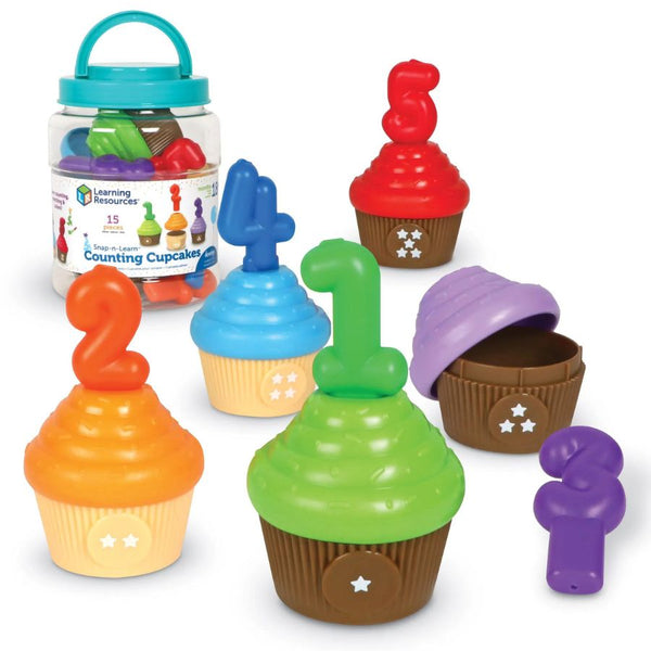 Learning Resources Snap-n-Learn Counting Cupcakes | Maths Toy for Toddlers | KidzInc Australia