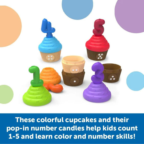 Learning Resources Snap-n-Learn Counting Cupcakes | Maths Toy for Toddlers | KidzInc Australia 4