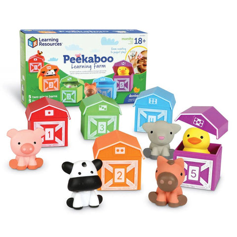 Learning Resources Peekaboo Learning Farm | Interactive Toddler Toy | KidzInc Australia