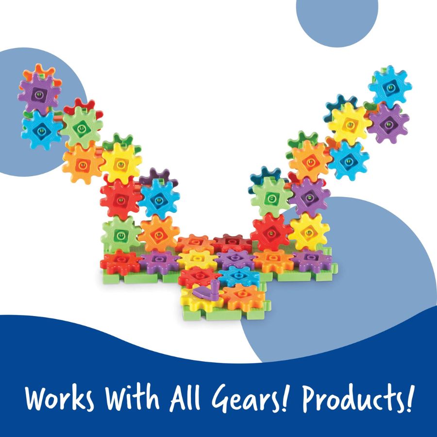 Learning Resources Gears! Gears! Gears! Deluxe Building Set 100 Pieces