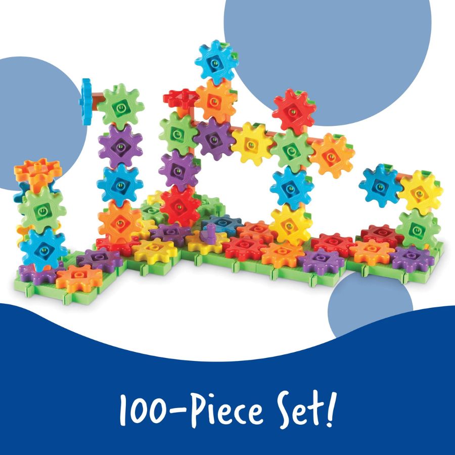 Learning Resources Gears! Gears! Gears! Deluxe Building Set 100 Pieces