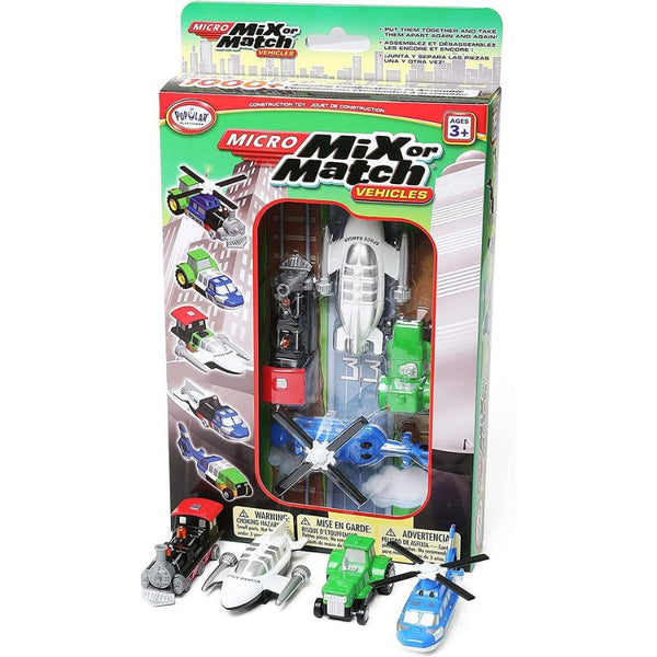 Popular Playthings Micro Mix or Match Vehicles | KidzInc Australia