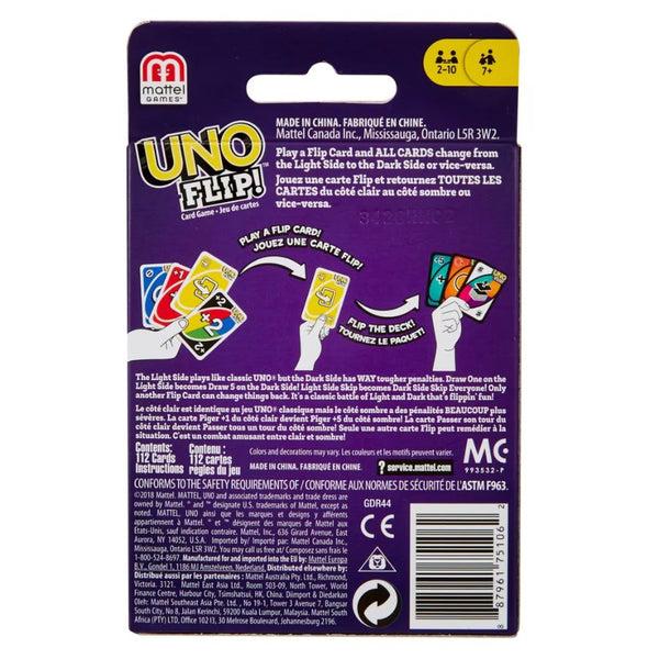 Mattel Games UNO FLIP! Card Game – Fun Family Game for Kids 7+ | KidzInc Australia 4