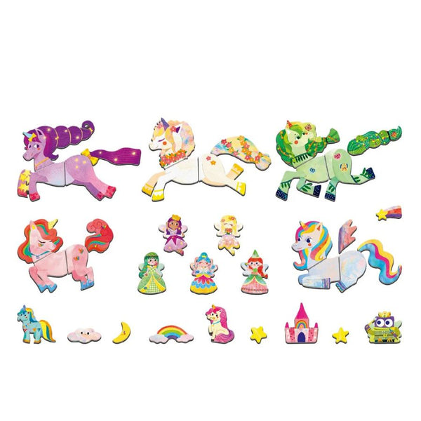 mierEdu Travel Magnetic Box – Unicorns | Creative Learning Toy | KidzInc Australia 2