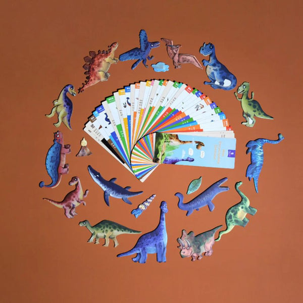 mierEdu Magnetic Puzzle – All About Dinosaurs Learning Set | KidzInc Australia 2
