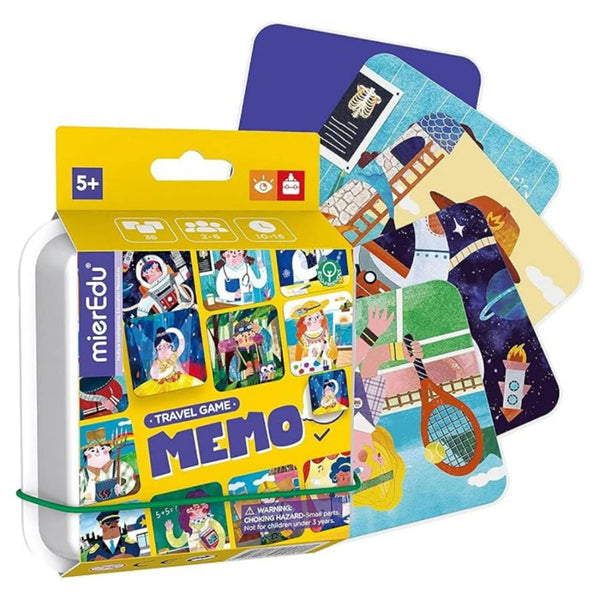 mierEdu Memo Travel Game | Compact Memory Game for Kids | KidzInc Australia 3