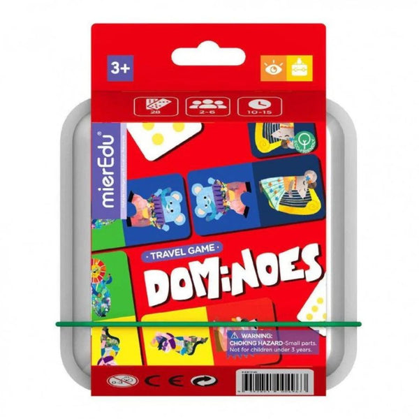 mierEdu Travel Game – Dominoes | Compact Family Matching Game | KidzInc Australia