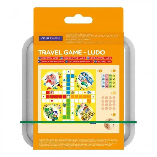 mierEdu Travel Game – Magnetic Ludo | Compact Family Fun | KidzInc Australia