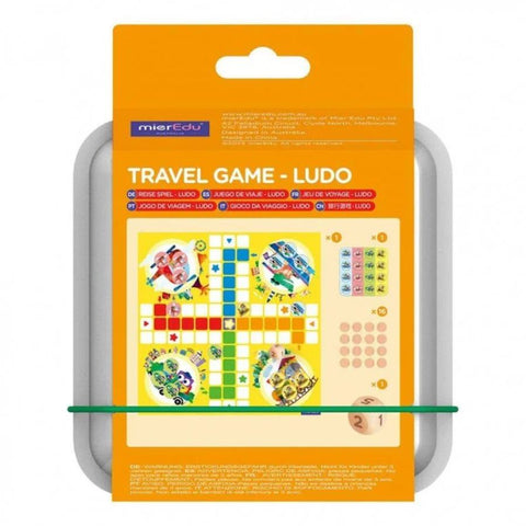 mierEdu Travel Game – Magnetic Ludo | Compact Family Fun | KidzInc Australia