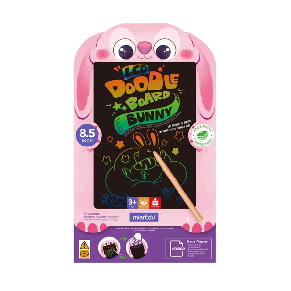 MierEdu LCD Doodle Board Bunny – Drawing Pad Perfect for Travel | KidzInc Australia