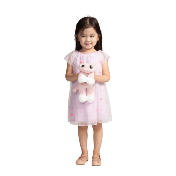 Manhattan Toy Company Pink Mochi Lavish Lanky Cat Plush Toy | KidzInc Australia 2