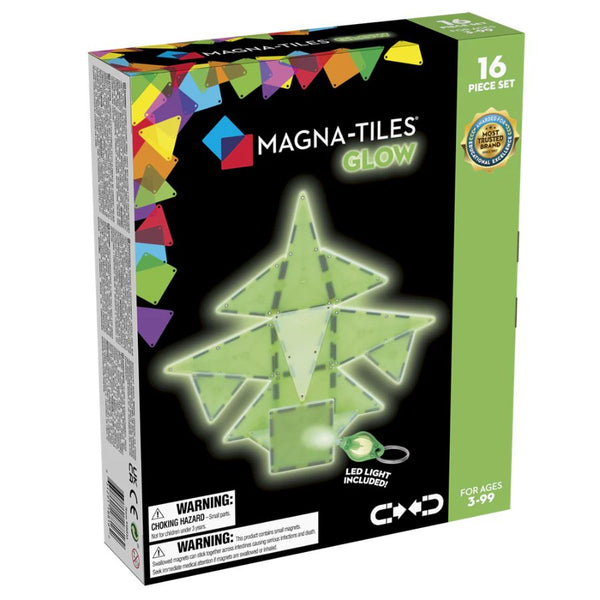 Magna-Tiles Glow 16 Piece Set | Magnetic Tiles | KidzInc Australia 